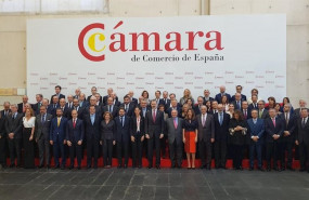 ep el rey felipe vi preside el pleno extraordinario de la camara de comercio de espana