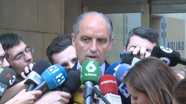 Francisco Camps atiende a los medios tras declarar como investigado por la F1 | EUROPA PRESS ep francisco camps atiendelos mediosdeclararinvestigadola f1