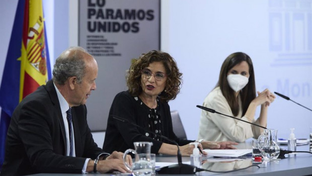 ep i d el ministro de justicia juan carlos campo la ministra portavoz y ministra de hacienda maria
