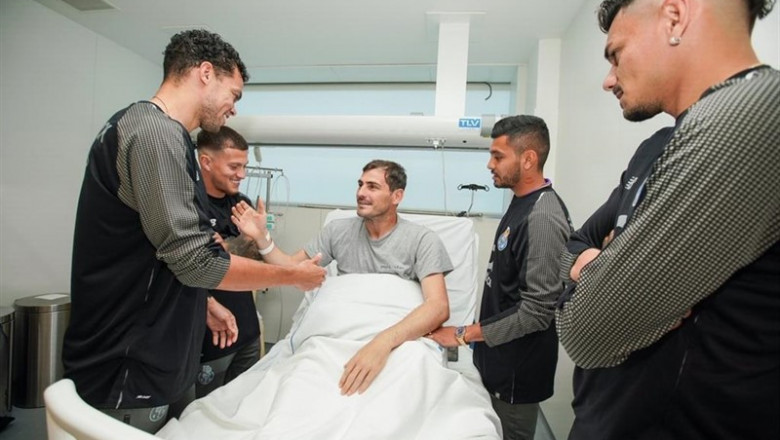 Iker Casillas evoluciona "favorablemente" y abandona la UCI | FC PORTO ep iker casillas evoluciona favorablemente y abandonauci