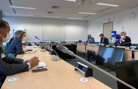 ep la consejera de agricultura ganaderia y pesca del gobierno de canarias alicia vanoostende en una
