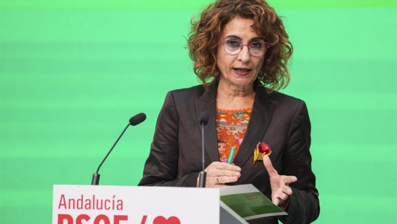 ep la ministra de hacienda del gobierno de espana y secretaria general del psoe a maria jesus ep la ministra de hacienda del gobierno de espana y secretaria general del psoe a maria jesus