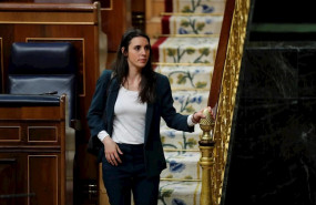 ep la ministra de igualdad irene montero durante el pleno del congreso