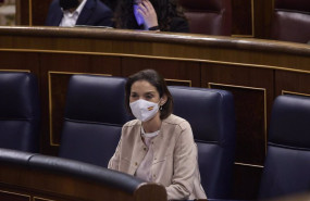 ep la ministra de industria comercio y turismo reyes maroto en una sesion plenaria en el congreso de