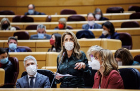 ep la ministra de transportes movilidad y agenda urbana raquel sanchez interviene en un pleno en el
