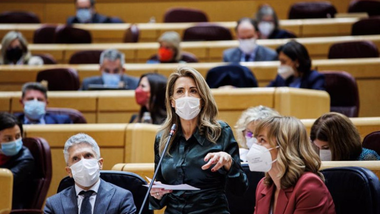 ep la ministra de transportes movilidad y agenda urbana raquel sanchez interviene en un pleno en el