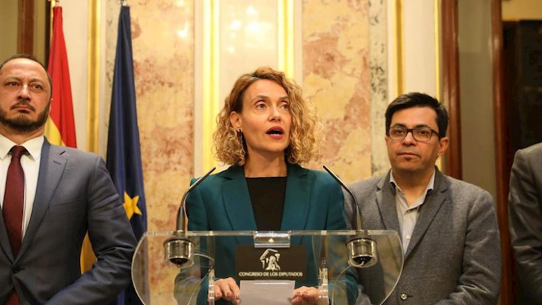 La presidenta de la Cámara Baja, Meritxell Batet, con otros miembros de la Mesa del Congreso | Marta Fernández - Europa Press ep la presidenta de la camara baja meritxell batet con otros miembros de la mesa del congreso