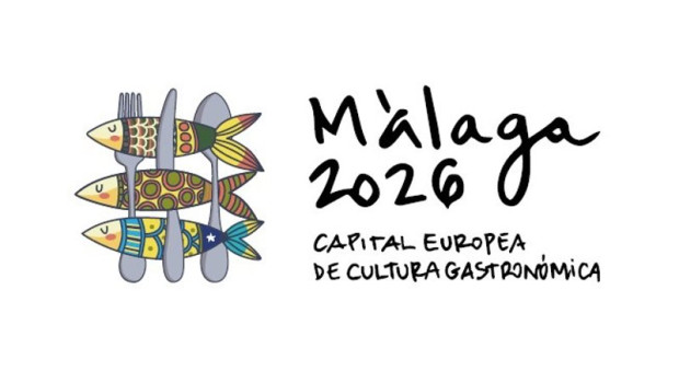 ep logo de malaga capital europea de la cultura gastronomica 2026 2027