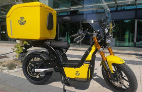 ep motocicletas electricas de la flota de reparto de correos