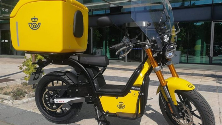 ep motocicletas electricas de la flota de reparto de correos