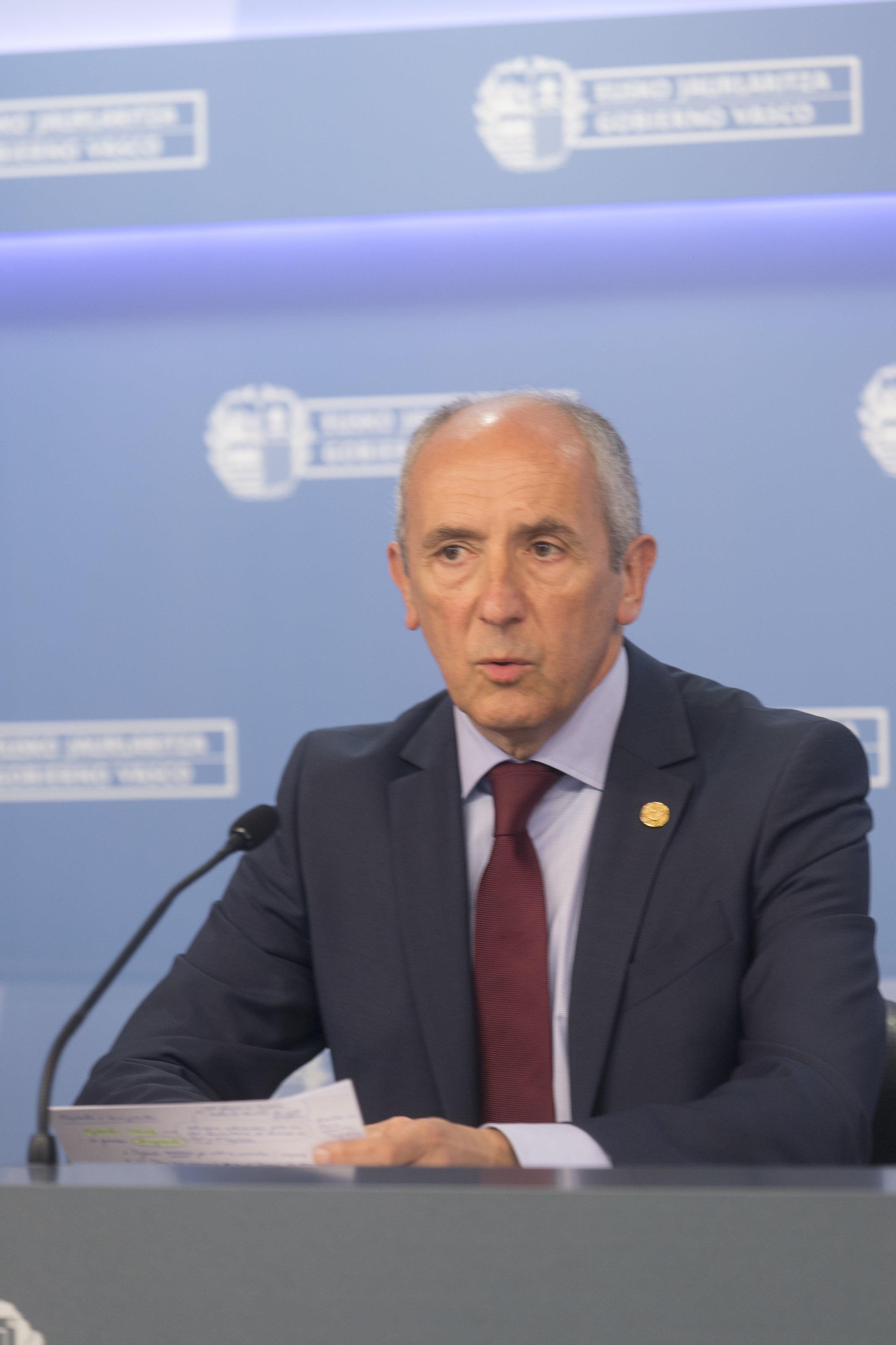 El portavoz del Gobierno Vasco y consejero de Gobernanza Pública y Autogobierno, | GOBIERNO VASCO ep portavozgobierno vascoconsejerogobernanza publicaautogobierno