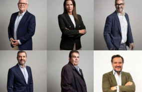 ep retratos de los directores generales de las nuevas areas junto al country manager de econocom