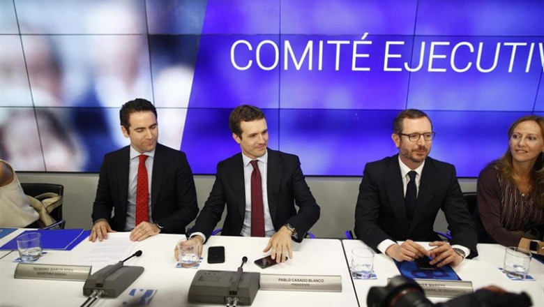 Reunión de la Ejecutiva del PP un día después de las elecciones del 26M | Eduardo Parra - Europa Press ep reunionla ejecutivappdia despueslas elecciones26m