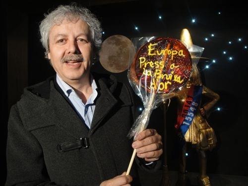 Xavier Gabriel celebrando los premios de Navidad de 2010 en La Bruixa d'Or | EUROPA PRESS ep xavier gabriel celebrandopremiosnavidad2010la bruixa dor