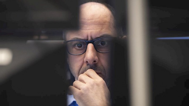 ep 12 march 2020 hessen frankfurt main a stock trader looks at monitors in the trading room of the