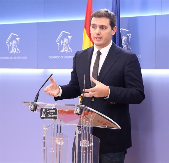 Albert Rivera, ofrece una rueda de prensa en el Congreso de los Diputados | EP ep albert rivera ofreceruedaprensacongresolos diputados 20180119121902
