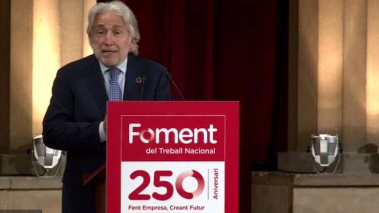 Archivo - El presidente de Foment del Traball, Josep Sánchez Llibre | FOMENT DEL TREBALL - Archivo ep archivo el presidente de foment del traball josep sanchez llibre