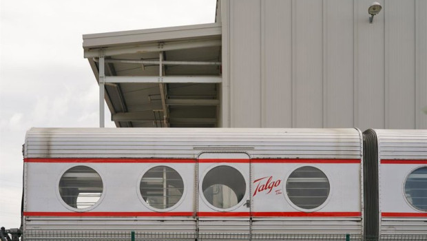 ep archivo   tren de talgo en la planta de talgo en rivabellosa