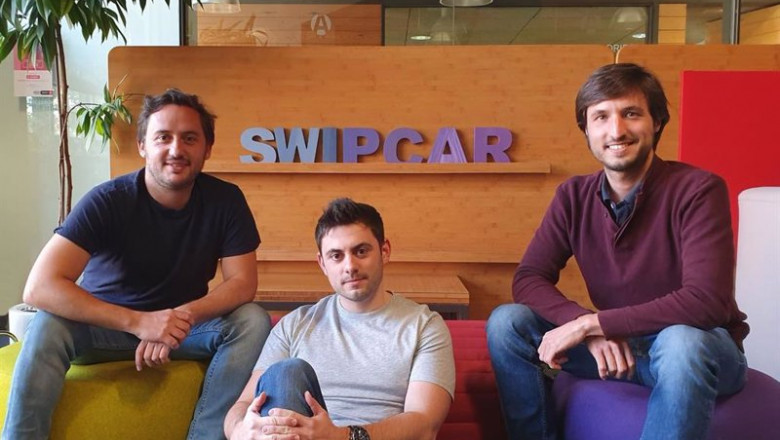 De Izquierda A Derecha, Julio Ribes, Pablo Pascual Y Blas Gil, Fundadores De Swipcar. | SWIPCAR ep de izquierda a derecha julio ribes pablo pascual y blas gil fundadores de swipcar