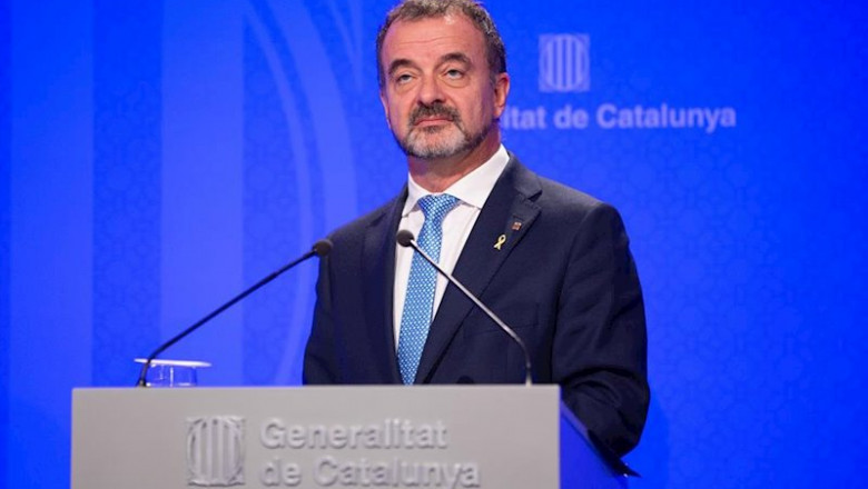 El conseller de Acción Exterior, Relaciones Institucionales y Transparencia de la Generalitat, Alfred Bosch, en rueda de prensa tras el Consell Executiu, en Barcelona (España), a 8 de octubre de 2019. | David Zorrakino - Europa Press - Archivo ep el conseller de accion exterior relaciones institucionales y transparencia de la generalitat 20191213131604