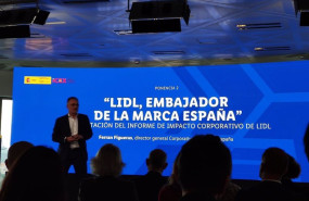 ep el director general corporativo de lidl espana ferran figueras durante la celebracion de la