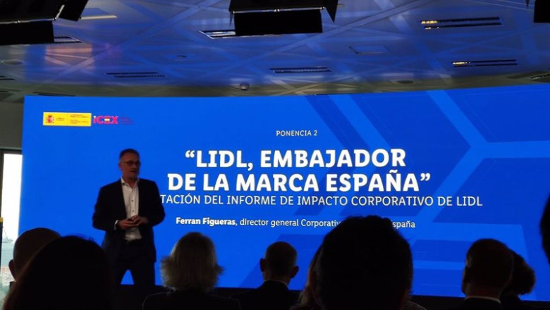 ep el director general corporativo de lidl espana ferran figueras durante la celebracion de la ep el director general corporativo de lidl espana ferran figueras durante la celebracion de la