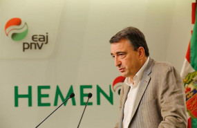 ep el portavoz del pnv en el congreso de los diptados aitor esteban en una rueda de prensa