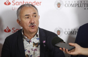 ep el secretario general de ugt pepe alvarez ofrece declaraciones a los medios de comunicacion