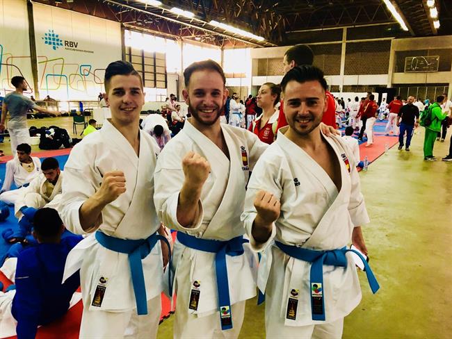 Equipo masculino kata Francisco Salazar Sergio Galán José Manuel Carbonell | RFEK ep equipo masculino kata francisco salazar sergio galan jose manuel carbonell