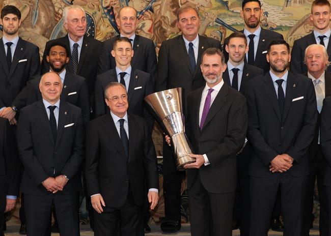 Felipe VI recibe al Real Madrid por la Euroliga conquistada | © CASA DE S.M. EL REY ep felipe vi recibereal madridla euroliga conquistada