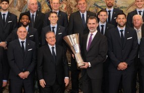 ep felipe vi recibereal madridla euroliga conquistada