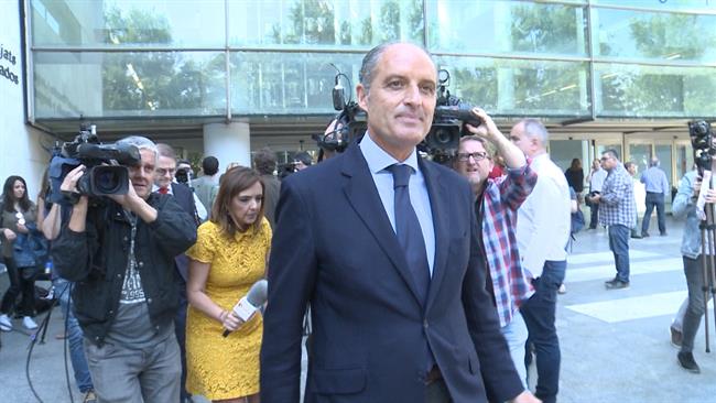 Francisco Camps, a su salida de la Ciudad de la Justicia tras declarar por la F1 | EUROPA PRESS ep francisco camps asalidala ciudadla justiciadeclararla f1