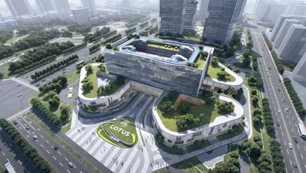 ep imagen del proyecto de sede mundial de lotus technology en china