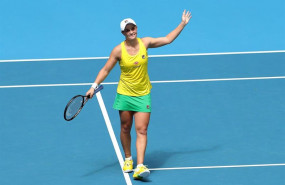ep la tenista australiana ashleigh barty durante el segundo partido de la final de copa federacion