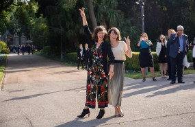 ep los ganadores de los 65 premios ondas en barcelona a su llegada a la recepcion a los premiados en
