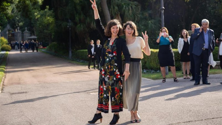 ep los ganadores de los 65 premios ondas en barcelona a su llegada a la recepcion a los premiados en ep los ganadores de los 65 premios ondas en barcelona a su llegada a la recepcion a los premiados en