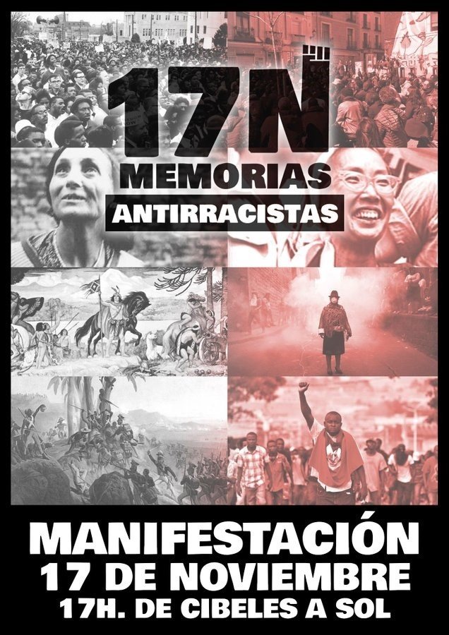 ep manifestacion antirracista el 17 de noviembre en madrid ep manifestacion antirracista el 17 de noviembre en madrid