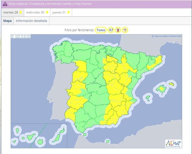 Mapa tiempo | AEMET ep mapa tiempo