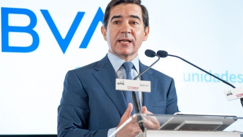 El presidente de BBVA, Carlos Torres | APIE ep presidentebbva carlos torres vila durantecursola apiela uimpsantander