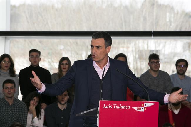 El presidente del Gobierno, Pedro Sánchez, interviene en el acto de presentación | Tomás Alonso - Europa Press ep presidentegobierno pedro sanchez intervieneactopresentacion