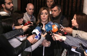 ep susana diaz atiendeperiodistasdel desayunoeuropa press andalucia