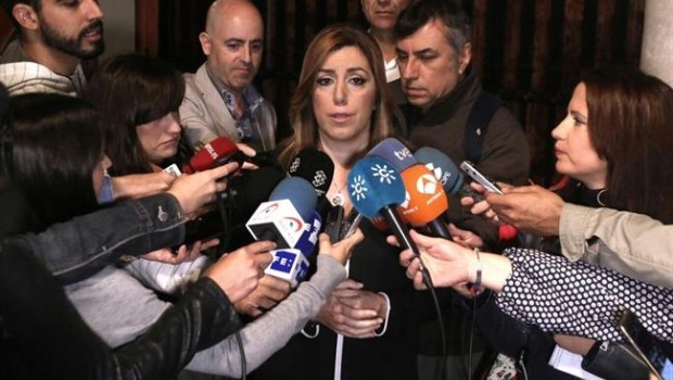 ep susana diaz atiendeperiodistasdel desayunoeuropa press andalucia