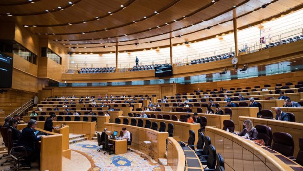 ep vista general de una sesion plenaria en el senado a 17 de mayo de 2023 en madrid espana