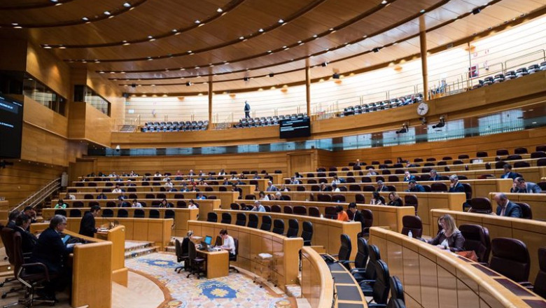 ep vista general de una sesion plenaria en el senado a 17 de mayo de 2023 en madrid espana ep vista general de una sesion plenaria en el senado a 17 de mayo de 2023 en madrid espana
