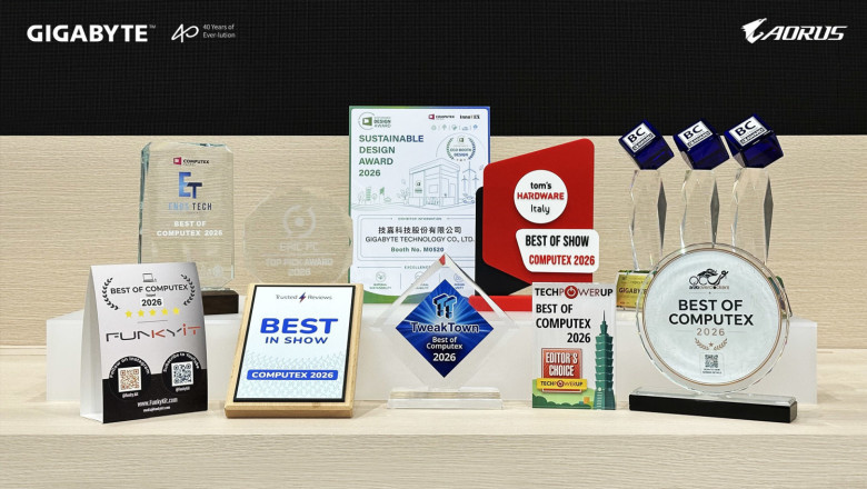 GIGABYTE Celebrates 40 Years of Milestone at COMPUTEX 2026 with Award-Winning AI, Gaming, and Design Showcases computex award 1920x1080 20260612030513