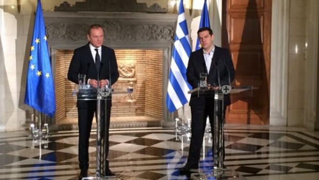 DONALD TUSK TSIPRAS