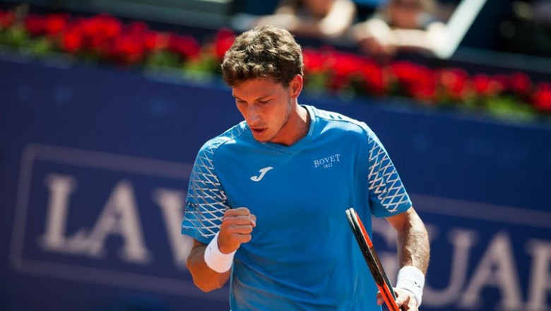 ep 27 april spain barcelona pablo carreno from spain during the moorning practice at real clubtenis barcelona
