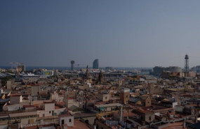 ep archivo   vista panoramica de barcelona con hotel w al fondo a 11 de octubre de 2023 en barcelona