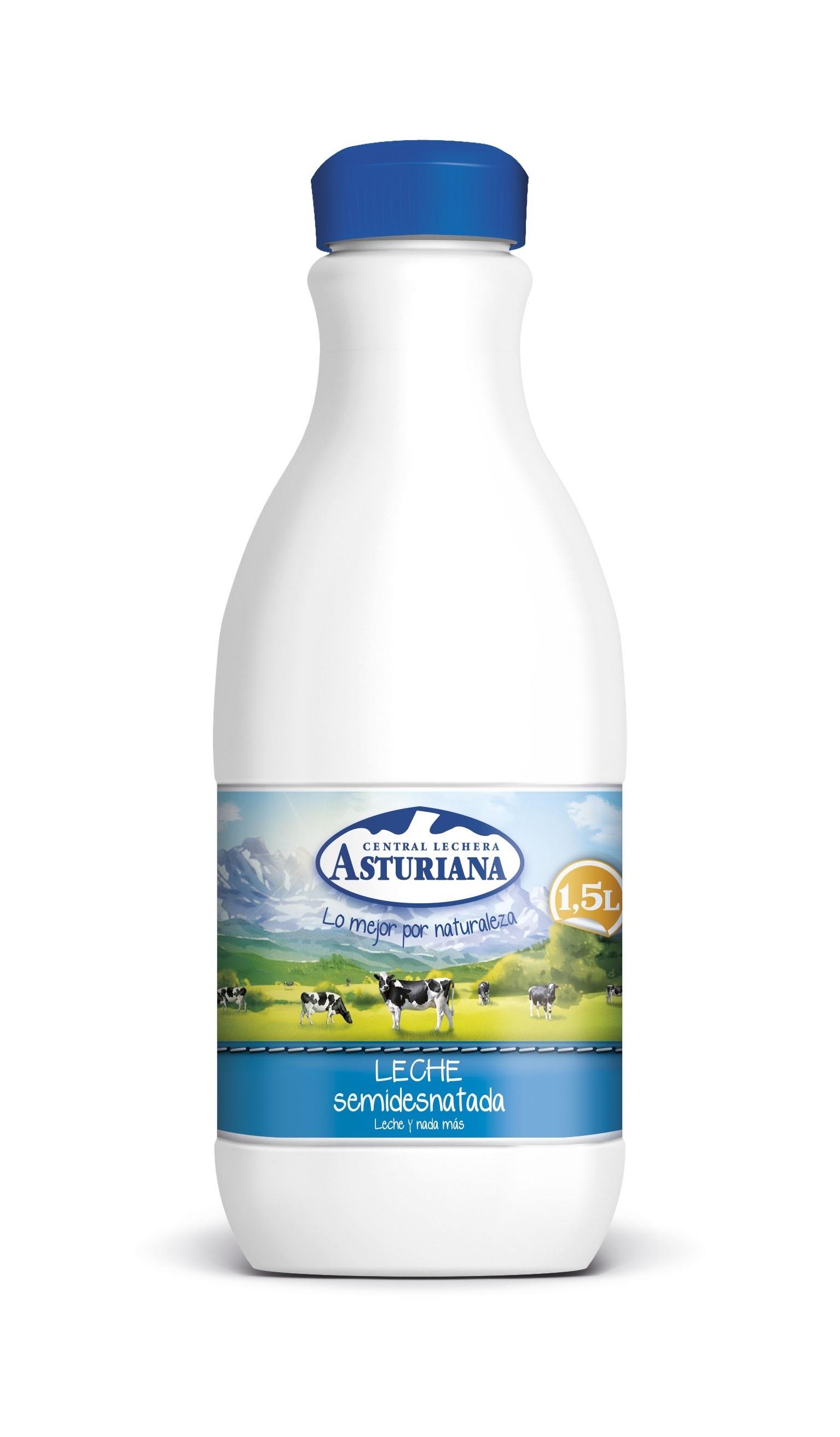 Botella de leche de Central Lechera Asturiana. | CAPSA ep botellalechecentral lechera asturiana