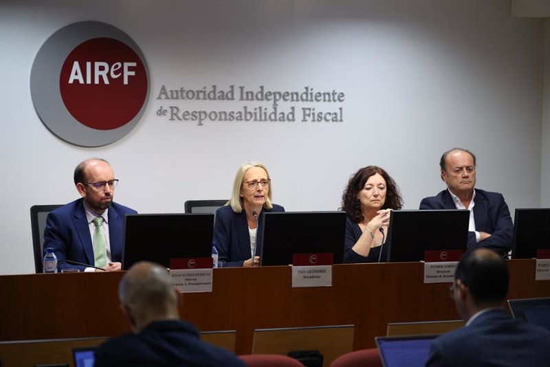 AIReF rebaja al 2,3% su previsión de PIB en 2026, con elevados riesgos a la baja por la guerra